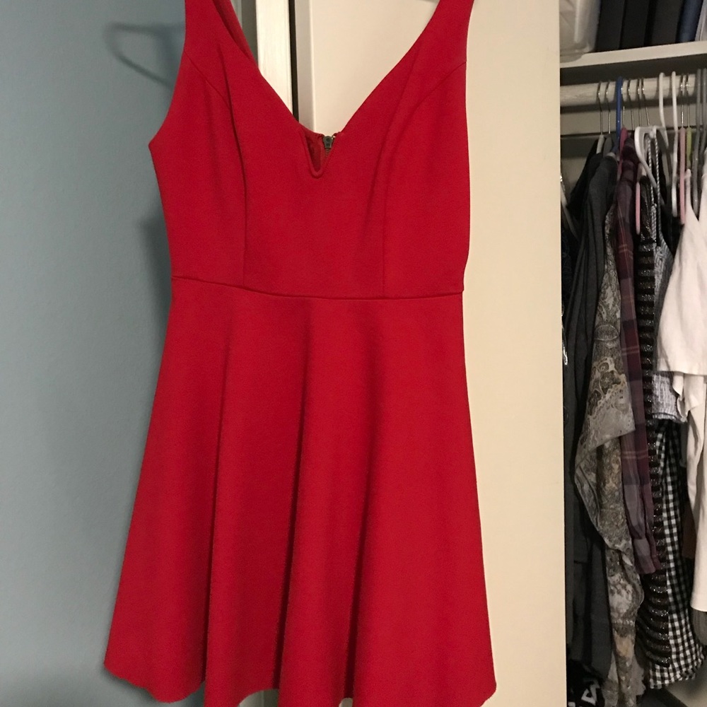 Red dress